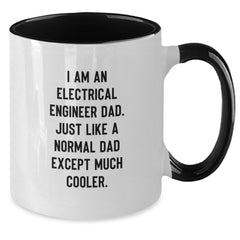 Electrical Engineer Dad Gifts for Men, Funny Two Tone Coffee Mug, Graduation Unique Gifts from Men, Electrical Engineer Gifts for Him - Additional