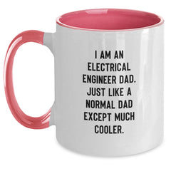 Electrical Engineer Dad Gifts for Men, Funny Two Tone Coffee Mug, Graduation Unique Gifts from Men, Electrical Engineer Gifts for Him - Main