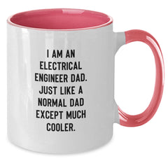 Electrical Engineer Dad Gifts for Men, Funny Two Tone Coffee Mug, Graduation Unique Gifts from Men, Electrical Engineer Gifts for Him - Additional