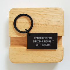Funeral Director Gifts from Friends, Unique Keychain with Inspirational Quote, Graduation Unique Gifts for Men, Women, Coworkers, Family - Image 2