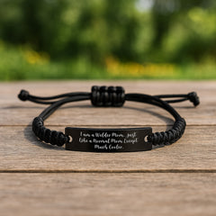 Welder Gifts from Mom - I Am A Welder Mom. Just Like A Normal Mom Except Much Cooler. Rope Bracelet for Welder Men or Women Graduation Unique Gifts - Image 2