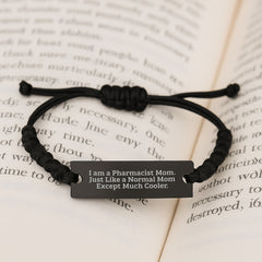 Pharmacist Mom Rope Bracelet Gifts from Mom to Pharmacist Graduation Unique Inspirational Quotes - Image 3